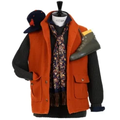 Limited Edition X Mj: Vest "Maremma Teba Vest" In Original Casentino W