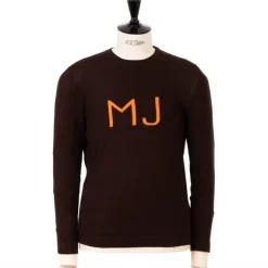 Long-Sleeved "Mj Friendship" Sweater Made Of Pure Mako-Cotton