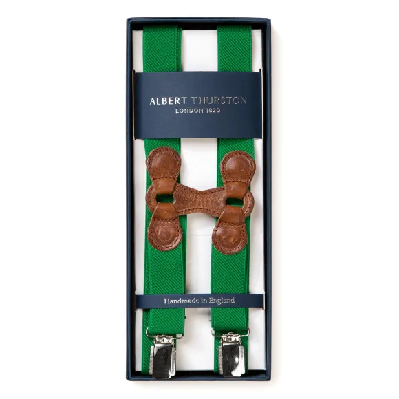 May Green Elastic Braces "Infinity" With Clips