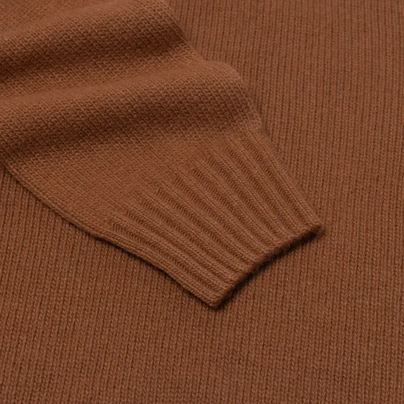 Merino Wool And Cashmere Turtleneck Sweater - 3 Ply Cashmere Blend