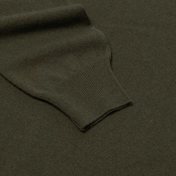 Merino Wool And Cashmere Turtleneck Sweater - 1 Ply Cashmere Blend