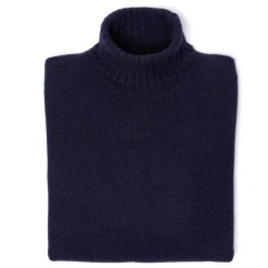 Merino Wool And Cashmere Turtleneck Sweater - 3 Ply Cashmere Blend
