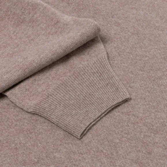 Merino Wool And Cashmere V Sweater - 1 Ply Cashmere Blend