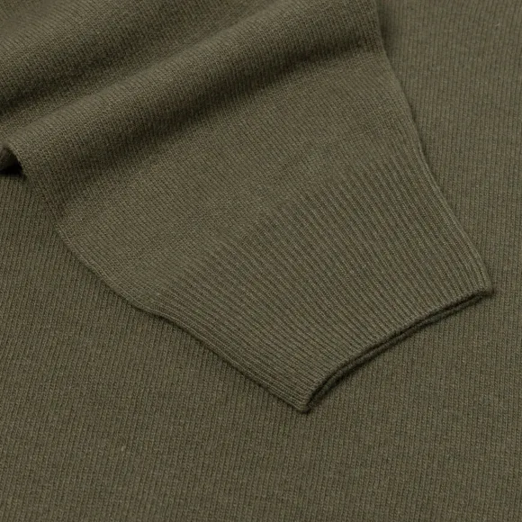 Merino Wool And Cashmere V Sweater - 1 Ply Cashmere Blend