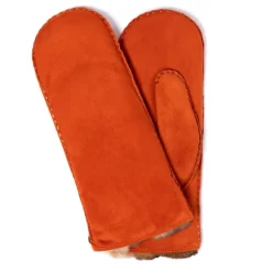 Mittens "Magnat" From Reindeer Leather With Lining From Orylag Rabbit