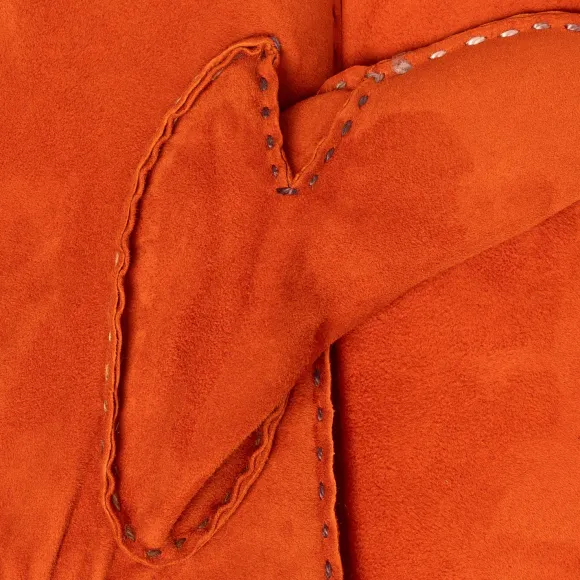 Mittens "Magnat" From Reindeer Leather With Lining From Orylag Rabbit