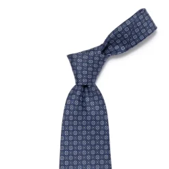 Mj Exclusive: Patterned Tie "Classico" Made Of Pure English Silk