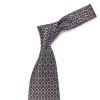 Mj Exclusive: Patterned Tie "Classico" Made Of Pure English Silk