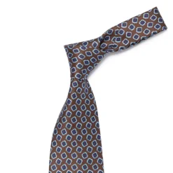 Mj Exclusive: Patterned Tie "Classico" Made Of Pure English Silk