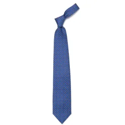 Mj Exclusive: Patterned Tie "Classico" Made Of Pure English Silk