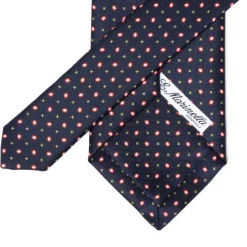 Mj Exclusive: Patterned Tie "Classico" Made Of Pure English Silk