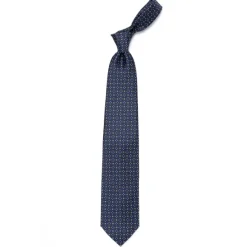 Mj Exclusive: Patterned Tie "Classico" Made Of Pure English Silk