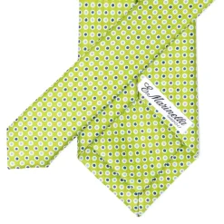 Mj Exclusive: Patterned Tie "Classico" Made Of Pure English Silk