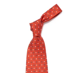 Mj Exclusive: Patterned Tie "Classico" Made Of Pure English Silk