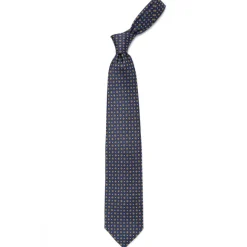 Mj Exclusive: Patterned Tie "Classico" Made Of Pure English Silk