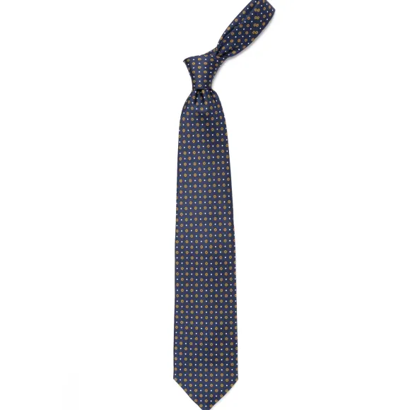 Mj Exclusive: Patterned Tie "Classico" Made Of Pure English Silk