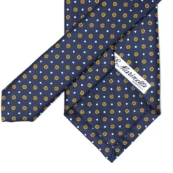 Mj Exclusive: Patterned Tie "Classico" Made Of Pure English Silk
