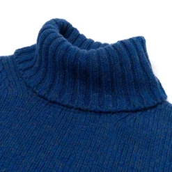 Mj Exclusive: Turtleneck Sweater "Alain Rollneck" Made Of 4 Ply Geelon