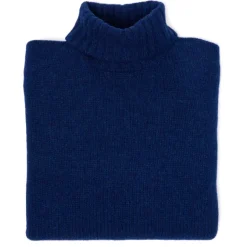 Mj Exclusive: Turtleneck Sweater "Alain Rollneck" In 4 Ply Geelong Lam