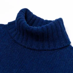 Mj Exclusive: Turtleneck Sweater "Alain Rollneck" In 4 Ply Geelong Lam