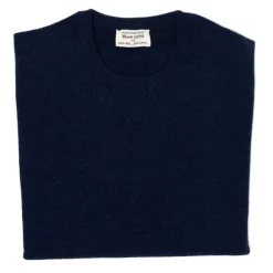 Mj Exclusive: Vintage Crew Inset Sweater In Pure Super Geelong Lambswo