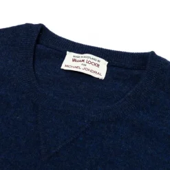 Mj Exclusive: Vintage Crew Inset Sweater In Pure Super Geelong Lambswo