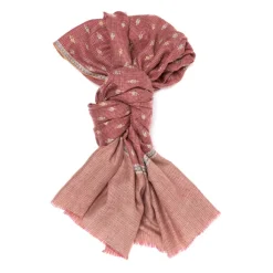 Mj Scarf "Shillong" Made Of Finest Hand Embroidered Pashmina Cashmere