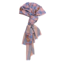 Mj Scarf "Shimla" Made Of Finest Hand Embroidered Pashmina Cashmere -