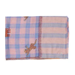 Mj Scarf "Shimla" Made Of Finest Hand Embroidered Pashmina Cashmere -