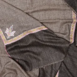 Mj Scarf "Varansi" Made Of Finest Hand Embroidered Pashmina Cashmere -