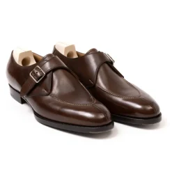 Monk "Split Toe Apron" Made Of Brown Calfskin - Purely Handcrafted