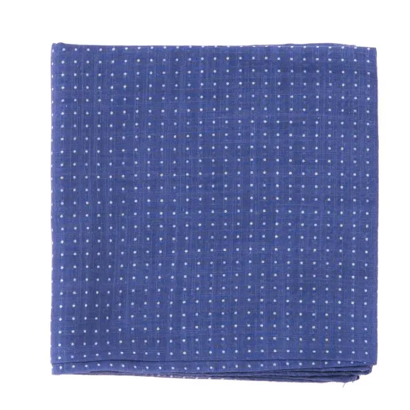 Neck-Square "Mini Spots" Made Of Pure Cotton