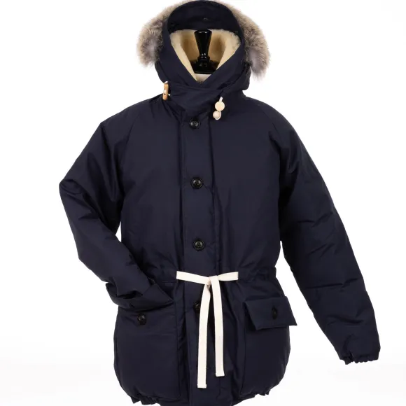Nigel Cabourn X Mj: Down Parka "Iconic Everest" In Ventile Cotton