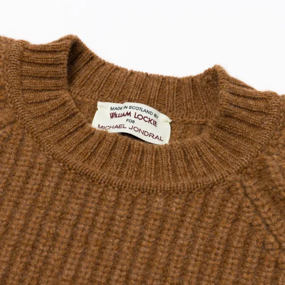 Nougat Brown Sweater "Joss Earl" Made Of Pure Lambswool - 8