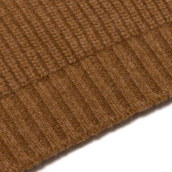 Nougat Brown Sweater "Joss Earl" Made Of Pure Lambswool - 8