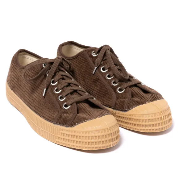Novesta X Mj: Brown "Star Master Corduroy" Sneaker