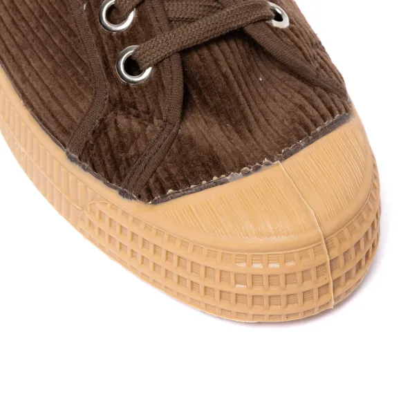 Novesta X Mj: Brown "Star Master Corduroy" Sneaker