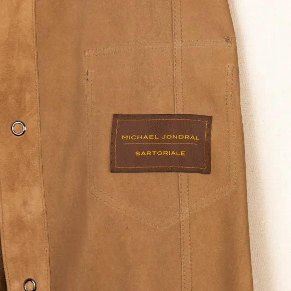 Overshirt "Italo Western" Made Of Finest Goatskin - Handmade