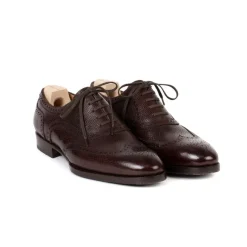 Oxford "Brogue American" Aus Genarbtem Kalbsleder - Reine Handarbeit
