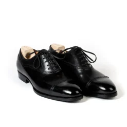 Oxford "Pedder" Made Of Black Calfskin - Purely Handcrafted