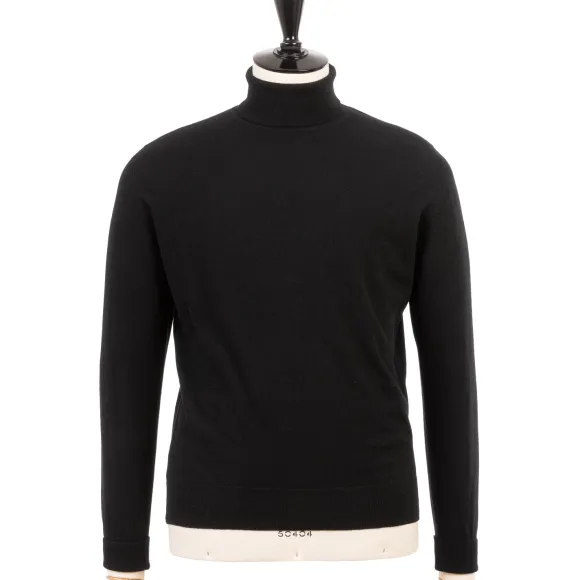 Oxton Rollneck Sweater In Fine Scottish 1 Ply Cashmere