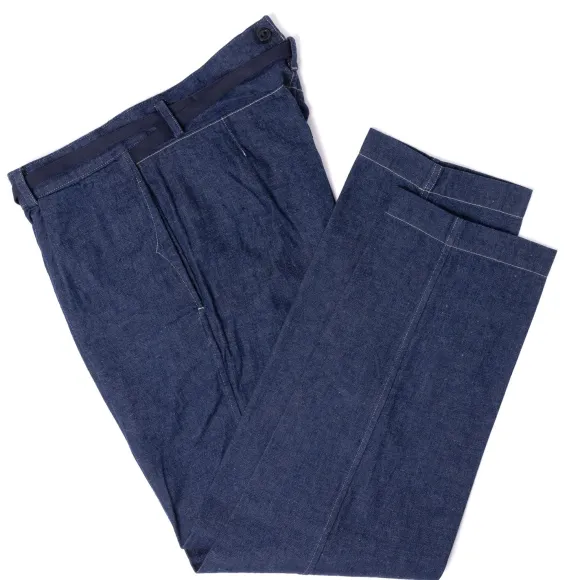 Pants "Alain" In Japanese Selvedge Logger Denim