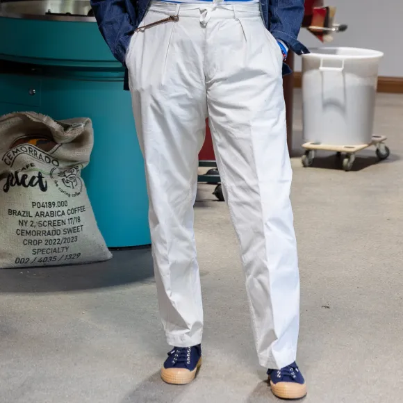 Pants "Alain" In Japanese Selvedge Logger Denim