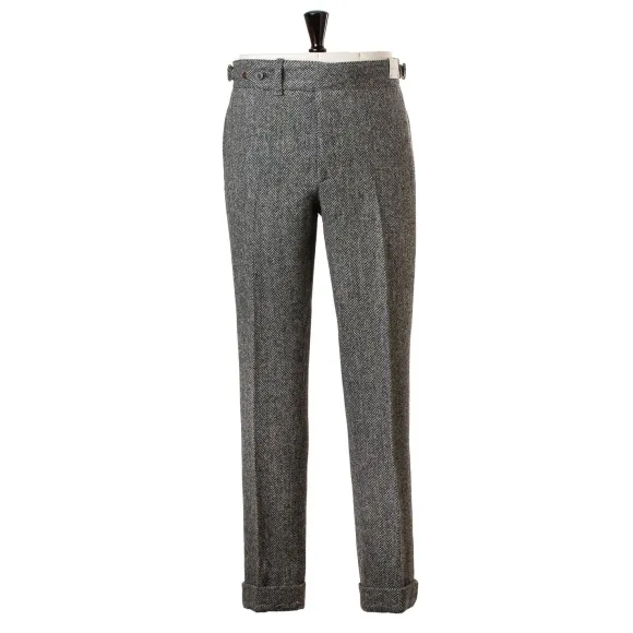 Pants "King Of Cool" From Original Harris Tweed - Pure Handwork