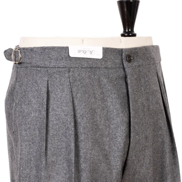 Pants "Lo Stile Di Toto" In Pure Wool From Drago - Handmade