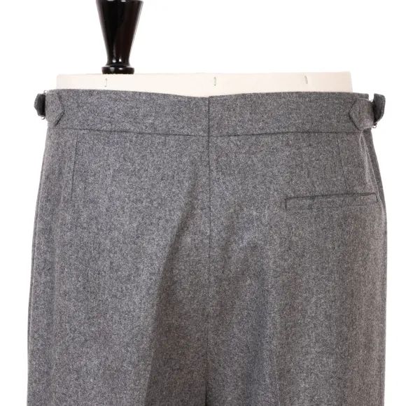 Pants "Lo Stile Di Toto" In Pure Wool From Drago - Handmade