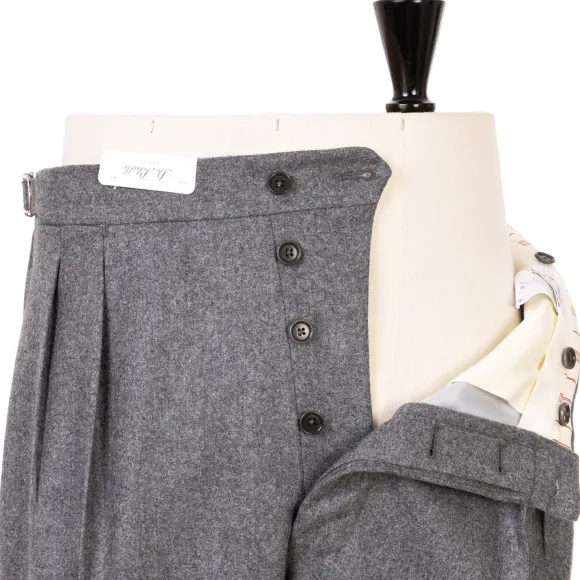 Pants "Lo Stile Di Toto" In Pure Wool From Drago - Handmade