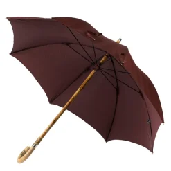 Patterned Cane Umbrella "Lord" With Handle Ash Wood Natural - Purely H