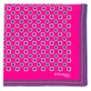 Patterned Pochette In Pure English Silk - Handrolled