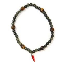 Pearl Bracelet "Corno Portafortuna" Made From Colorful Pearls - Purely
